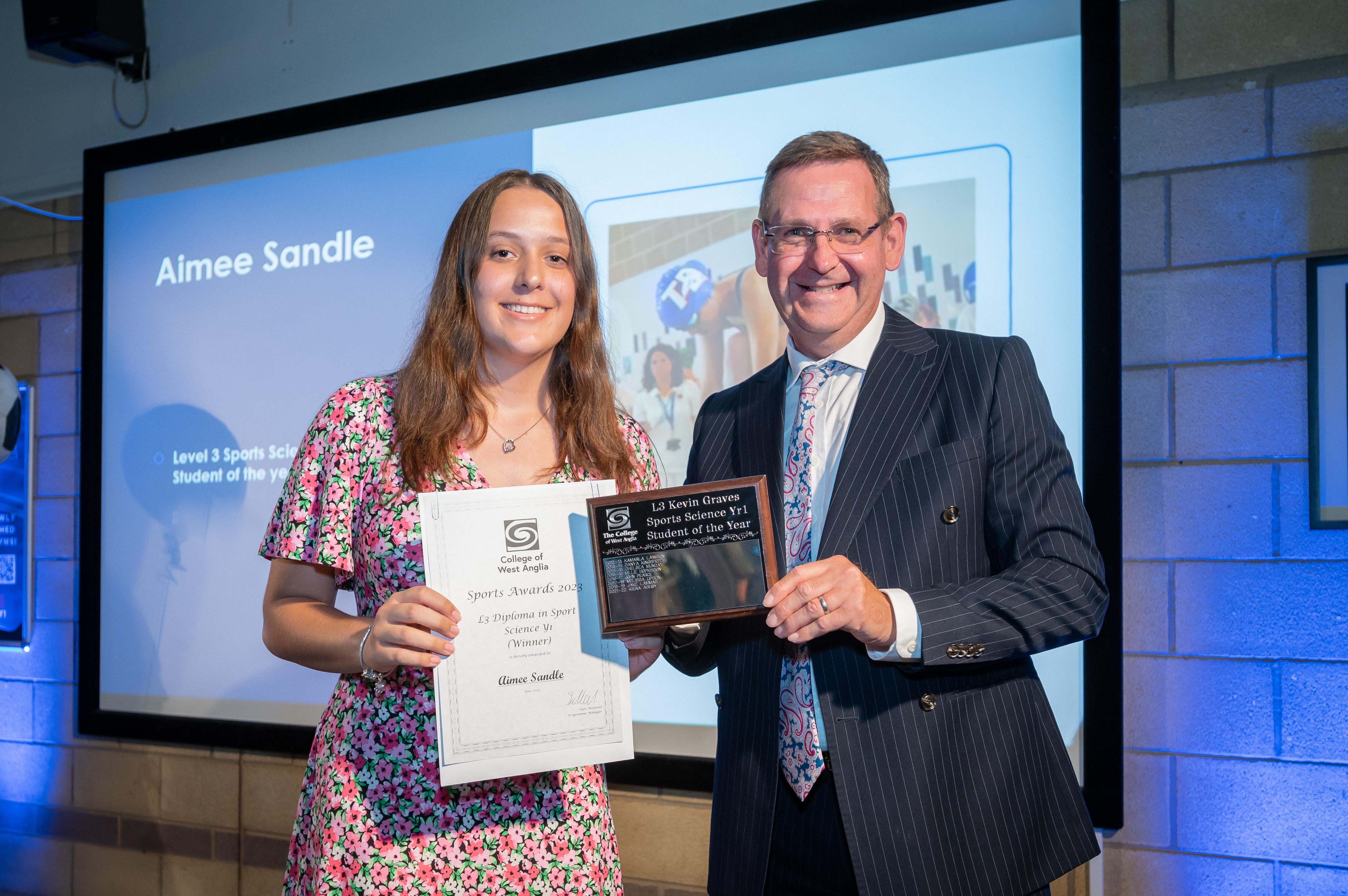 College Celebrates Sporting Achievements at Awards Evening