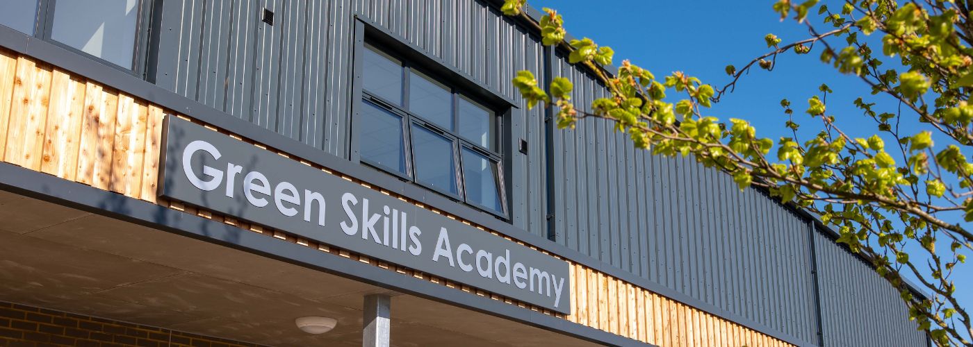 Green Skills and Sustainability Banner