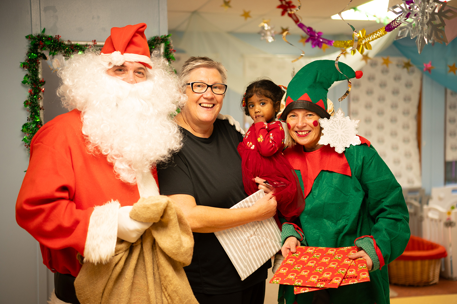 Father Christmas Visits Applewood Nursery